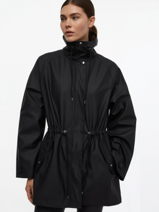 Nylon Jacket with High Collar – LUXUS