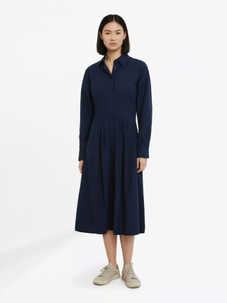Pleated Shirt Dress – LUXUS