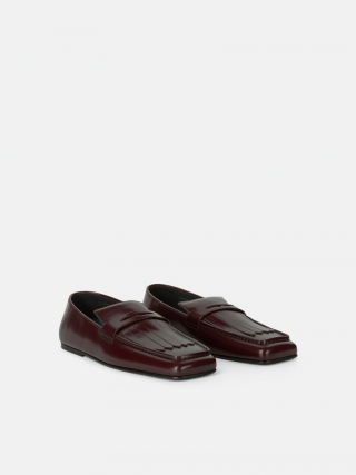 Leather Loafers with Fringes – OSIRIS